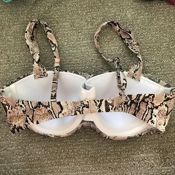 3/$15 Animal print bathing suit top / push up bra - Picture 4 of 6